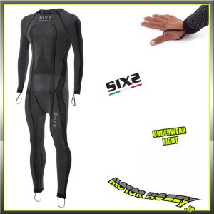 SOTTOTUTA INTEGRALE TERMICA RACING SIX2 NERO CARBONIO UNDERWEAR STXL-R