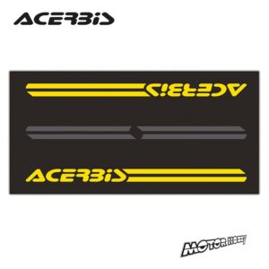 TAPPETO MOTO ACERBIS MISURA 200 x 100 CM GIALLO NERO
