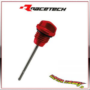 TAPPO CARICO OLIO CON ASTA RACETECH RTECH HONDA CRF 250 R 2004-2009 COLORE ROSSO