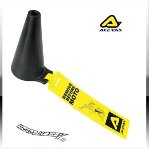TAPPO SILENZIATORE ACERBIS 2 TEMPI 4 TEMPI SILENCER AND CAP 2/4 STROKE NERO