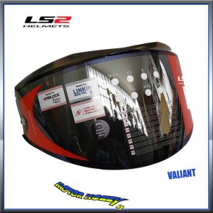 VISIERA VISOR PER CASCO LS2 FF399 BLU A SPECCHIO IRIDIUM BLUE