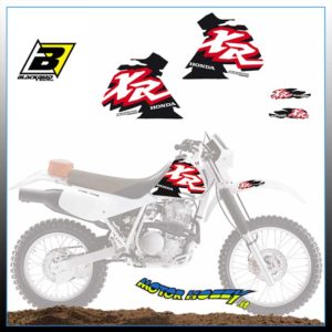 KIT GRAFICHE ADESIVI BLACKBIRD HONDA XR 250 – 350 DAL 1988 AL 1995