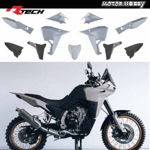 KIT PLASTICHE KOVE 800 REVOLUTION PER MODELLI X-PRO E RALLY 2024/2026 GRIGIO CHIARO – NERO