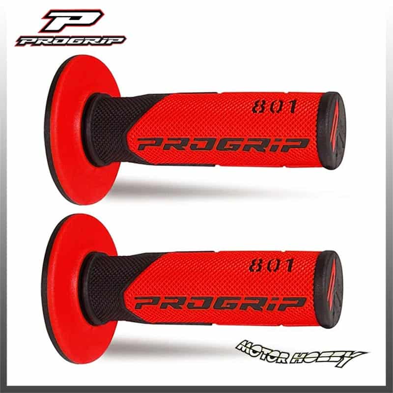 MANOPOLE PRO GRIP MOD. 801 DOPPIA DENSITA’ BLACK RED