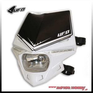 MASCHERINA PORTAFARO UFO STEALTH MONOCOLORE BIANCO