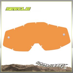 LENTE SEECLE COMPATIBILI CON MASCHERE 100% STRATA ACCURI RACECRAFT ARANCIO