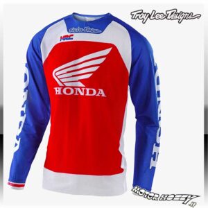 MAGLIA JERSEY CROSS ENDURO TROY LEE DESIGNS SE PRO AIR BOLDOR BLUE RED