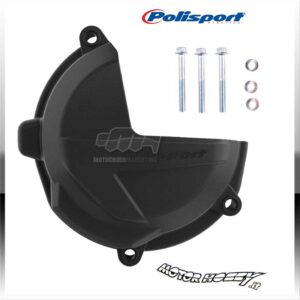 PROTEZIONE CARTER FRIZIONE POLISPORT BETA RR 250/RR 300 18-21 NERO