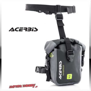 MARSUPIO BORSA VIAGGIO ACERBIS NO WATER TRIP NERO GRIGIO CAPACITA’ 2 LITRI