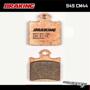 PASTIGLIE FRENO POSTERIORI SINTERIZZATE BRAKING 949 CM44 KTM SX 85 HUSQVARNA TC 85