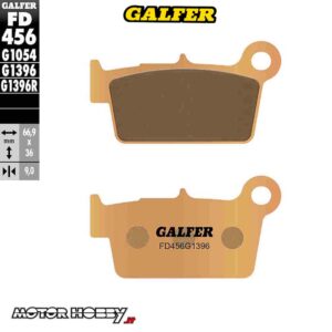 PASTIGLIE FRENO SINTERIZZATE GALFER FD 456 G1396 POSTERIORI BETA RR 2005-2024