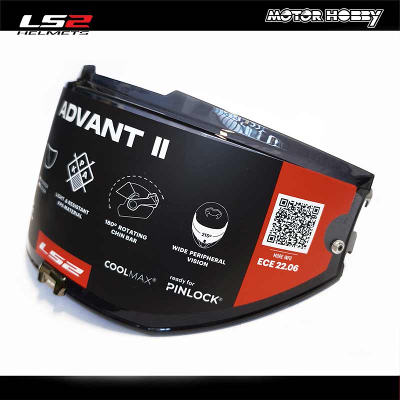 VISIERA PER CASCO LS2 ADVANT II FF910 SCURA