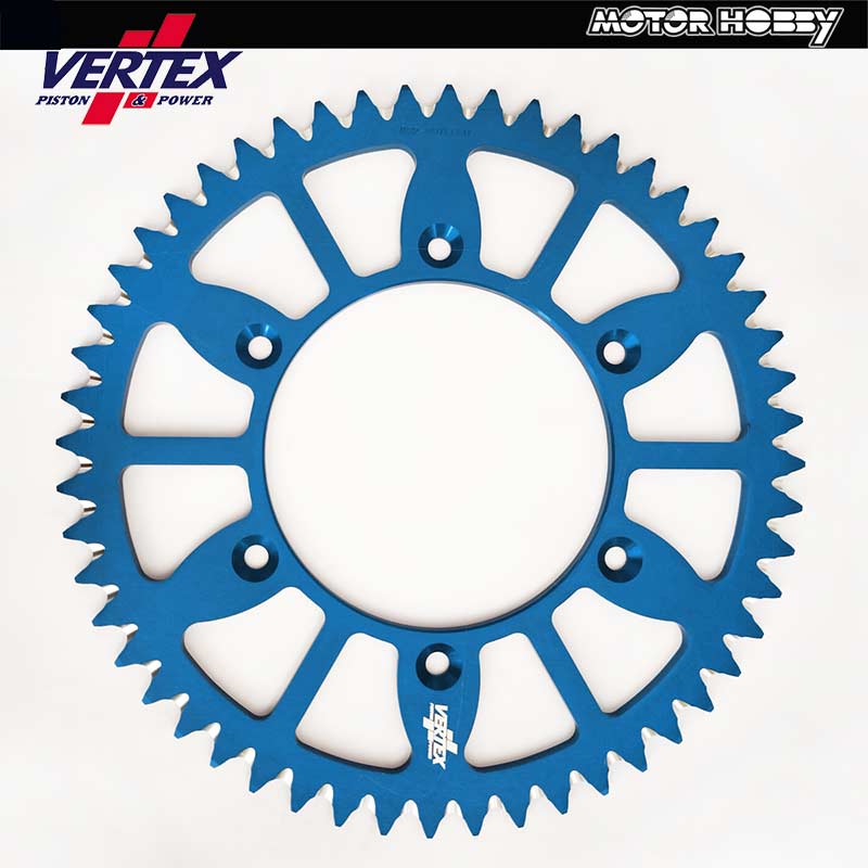 CORONA TRASMISSIONE VERTEX AUTOPULENTE IN ERGAL YAMAHA YZ YZF 1999-2025 BLU