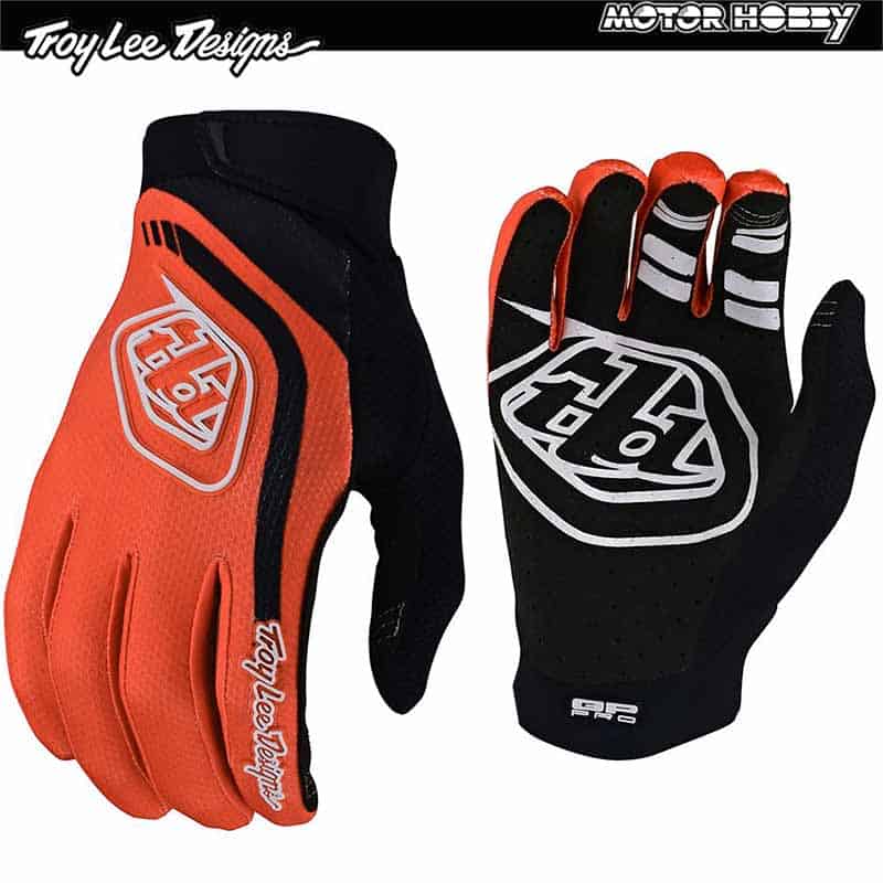 GUANTI CROSS ENDURO TROY LEE DESIGNS GP PRO ARANCIO NERO