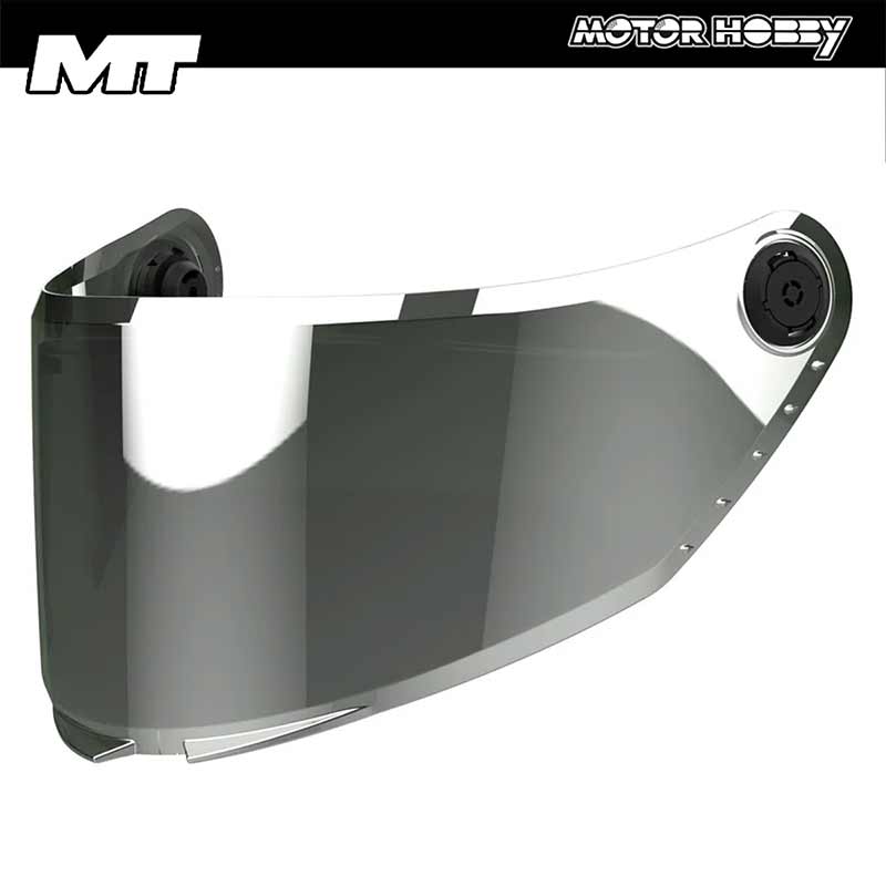 VISIERA ORIGINALE CASCO MT THUNDER 4 SV – STINGER 2 – BRAKER SV A SPECCHIO SILVER
