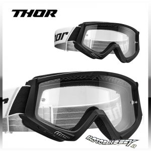 OCCHIALI MASCHERA MOTOCROSS ENDURO THOR COMBAT NERO
