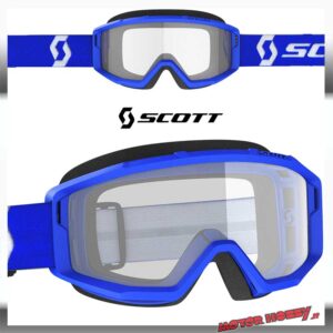 MASCHERA CROSS ENDURO MTB SCOTT PRIMAL BLU LENTE CHIARA
