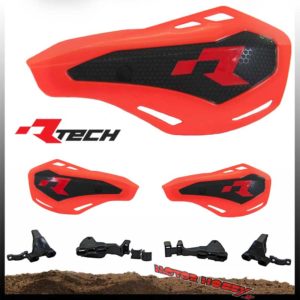 PARAMANI RTECH HP1 CROSS ENDURO ARANCIO FLUO + 2 KIT MONTAGGIO