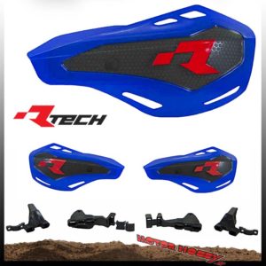 PARAMANI RTECH HP1 CROSS ENDURO BLU + 2 KIT MONTAGGIO