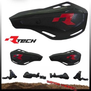 PARAMANI RTECH HP1 CROSS ENDURO NERO + 2 KIT MONTAGGIO