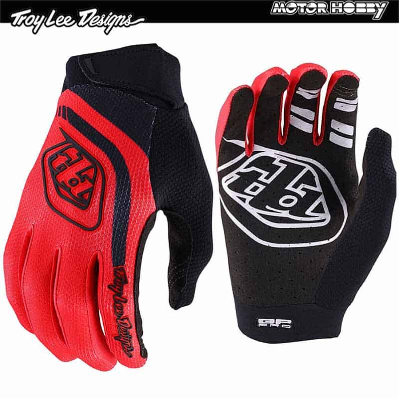 GUANTI CROSS ENDURO TROY LEE DESIGNS GP PRO ROSSO NERO