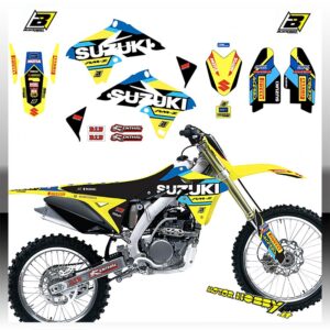 KIT GRAFICHE BLACKBIRD SUZUKI WORLD RESTYLE RMZ 250 2010-2018 VALENTI RME-SM 50 2015-2019