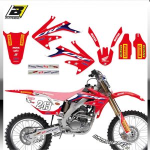 KIT ADESIVI GRAFICHE BLACKBIRD REPLICA TEAM HRC 2020 HONDA CRF 250 2004-2009