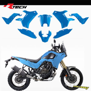 KIT PLASTICHE RTECH T7 REVOLUTION YAMAHA TENERE’ 700 2019/2024 – 700 RALLY 2020/2026 AZZURRO