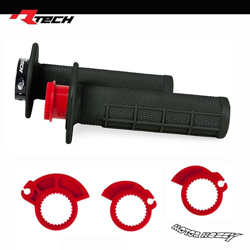MANOPOLE RTECH R20 WAFFLE LOCK-ON MODELLI BETA 2T 4T 2013-2021 NERO