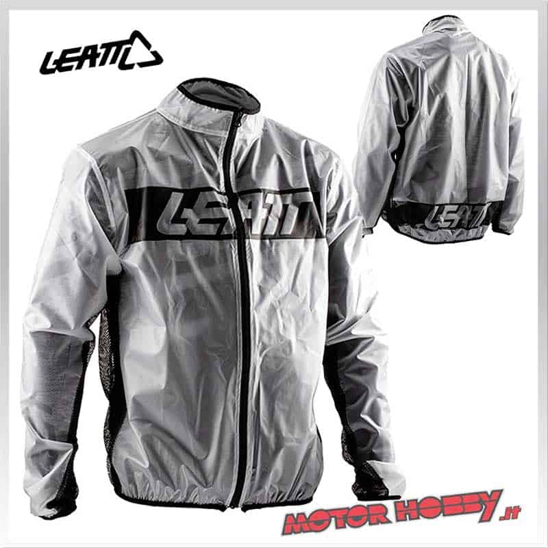 GIACCA ANTIPIOGGIA CROSS ENDURO LEATT JACKET RACECOVER TRANSLUCENT –  Motorhobby