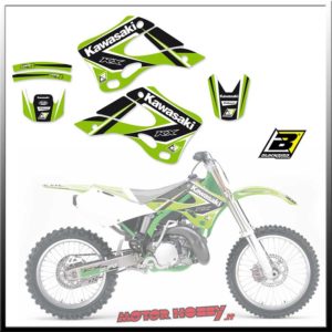 KIT GRAFICHE ADESIVI BLACKBIRD DREAM 4 KAWASAKI KX 125-250 1999-2002  2409N
