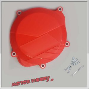 PROTEZIONE CARTER FRIZIONE CLUTCH COVER HONDA CRF 450R 2010-2016 ROSSO