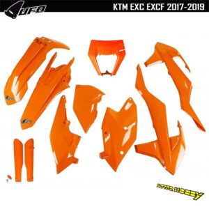 KIT PLASTICHE FULL KIT ACERBIS KTM EXC/EXCF 2017 – 2019 ARANCIO