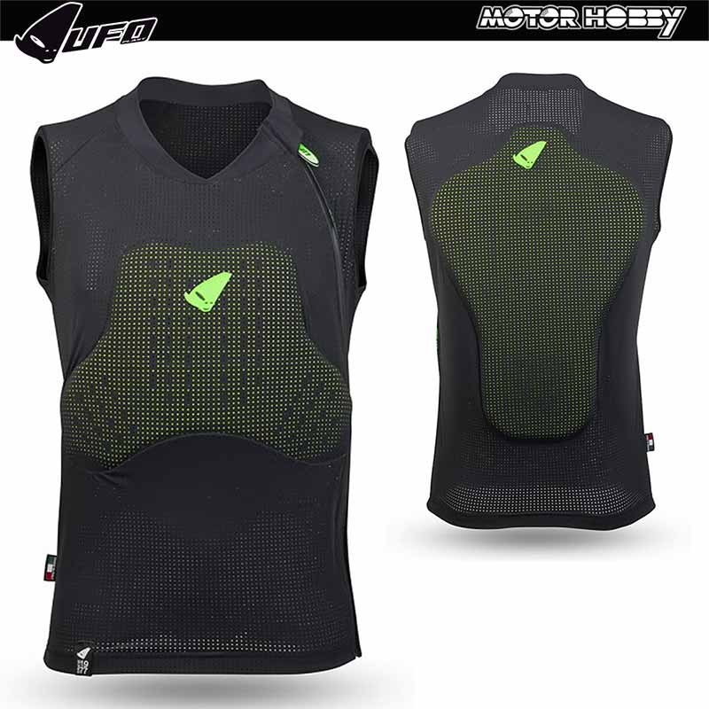 PETTORINA GILET UFO CENTURION BV3 SAFETY JACKET LIVELLO 2 NERO
