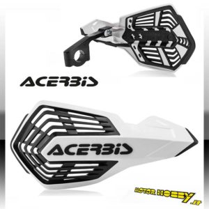 PARAMANI ACERBIS UNIVERSALE X-FUTURE + KIT MONTAGGIO BIANCO NERO