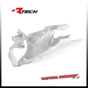 CASSA FILTRO CON PORTANUMERO RTECH KTM SX-SXF 11-15 EXC-EXCF 12-15 BIANCO