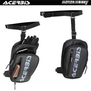 ACERBIS PRO LEG BAG BORSA BORSELLO MOTO DA GAMBA IMPERMEABILE 3 LITRI NERO