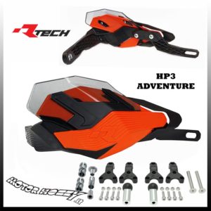 PARAMANI RTECH HP3 ADVENTURE PER KTM ADVENTURE + KIT MONTAGGIO ARANCIO NERO