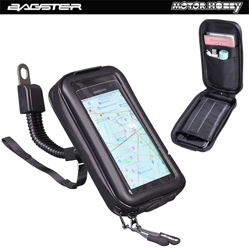 SUPPORTO PER SMARTPHONE BAGSTER FISSAGGIO A SPECCHIETTO RETROVISORE