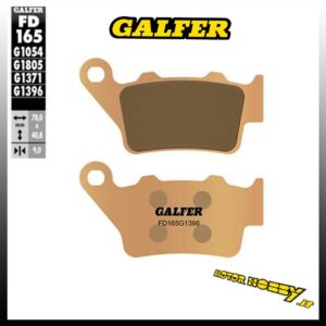 PASTIGLIE FRENO SINTERIZZATE GALFER FD 165 G1396 POSTERIORI KTM EXC SX 1998-2003