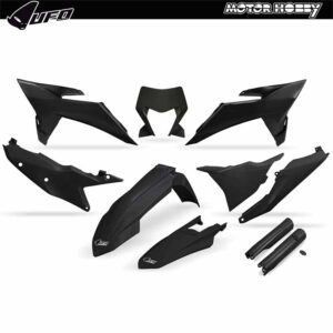 FULL KIT PLASTICHE UFO PLAST KTM EXC EXCF 2026 NERO