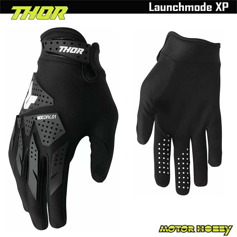 GUANTI CROSS ENDURO THOR LAUNCHMODE XP NERO