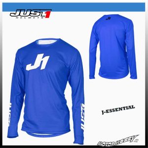 MAGLIA CROSS ENDURO JUST1 J-ESSENTIAL SOLID BLUE