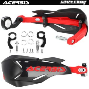 PARAMANI ACERBIS X FACTORY BARRA IN ACCIAIO (KIT D.22mm D.28.6mm) NERO ROSSO 