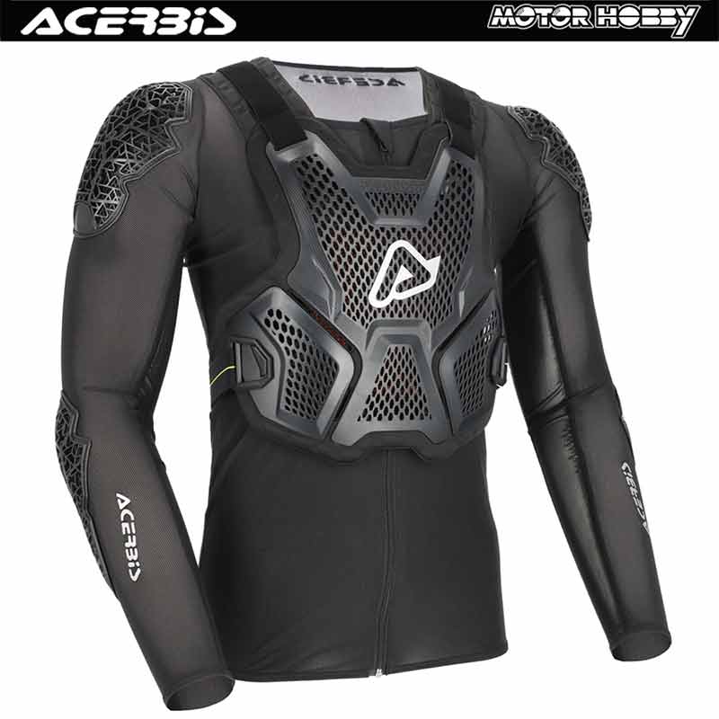 PETTORINA CROSS ENDURO QUAD MTB ACERBIS P035 LIVELLO 2 NERO