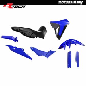 KIT PLASTICHE RTECH HONDA TRANSALP 750 REVOLUTION 2023-2025 BLU HRC NERO