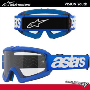 MASCHERA BAMBINO ALPINESTARS VISION YOUTH CORP BLU LENTE CHIARA