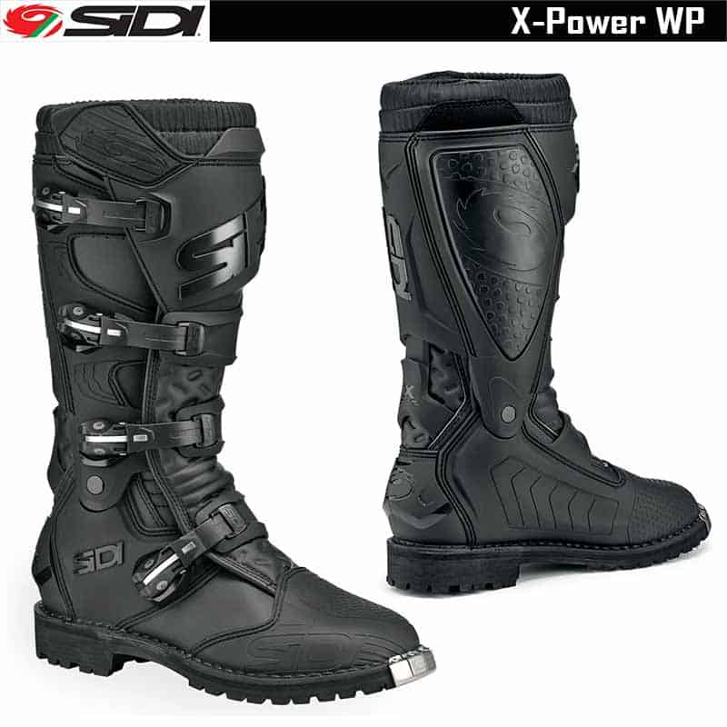 STIVALI ENDURO SIDI X POWER ENDURO WP CON SNODO COLORE NERO