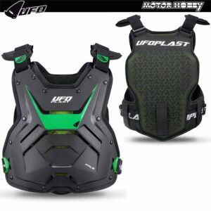 PETTORINA CROSS UFO ZONIS LIGHT LIVELLO 2 NERO