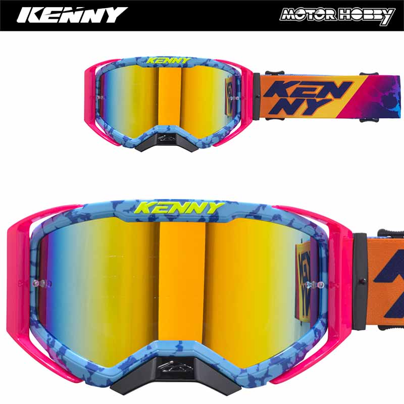 MASCHERA CROSS ENDURO KENNY PERFORMANCE EVO 2 SOCAL LENTE SPECCHIATA